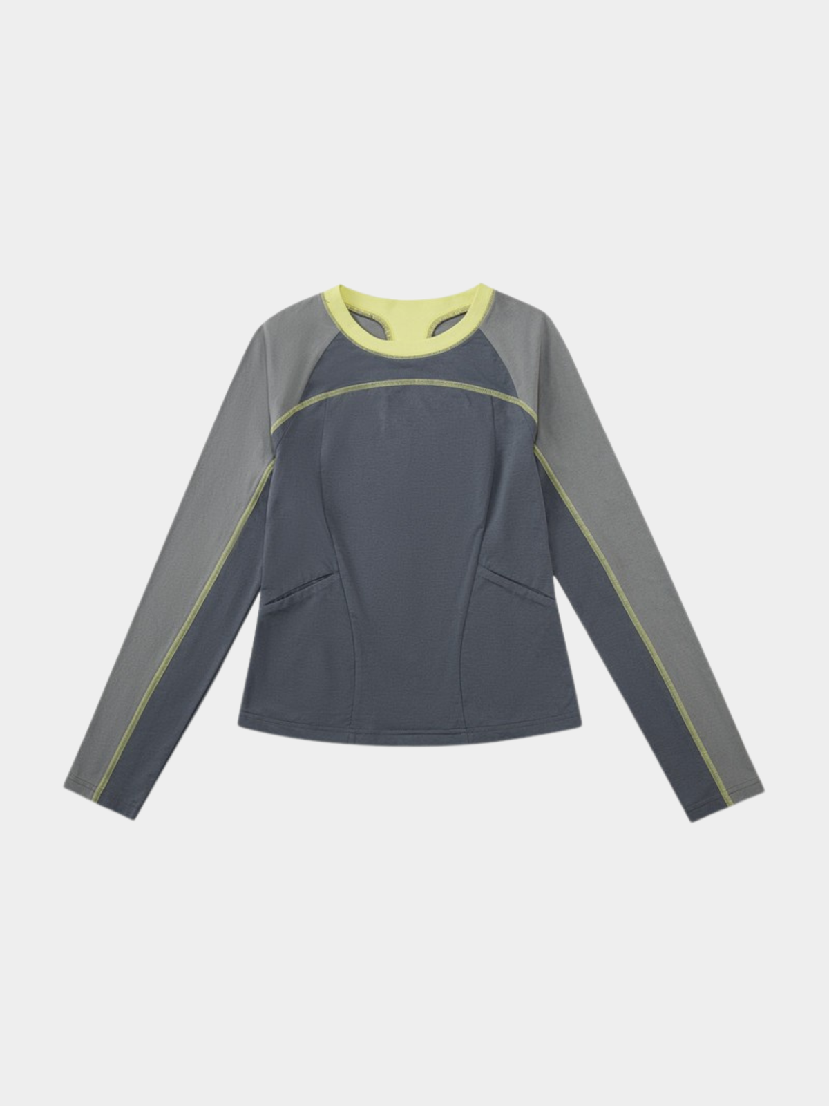 OwlPerch – Schnelltrocknendes Color-Block-Langarmshirt für Damen