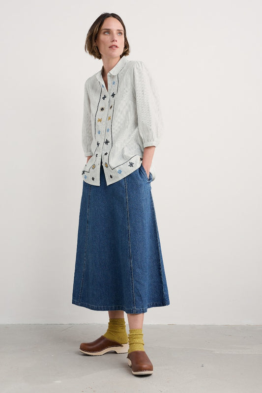 Hope Cottage bestickte Bluse