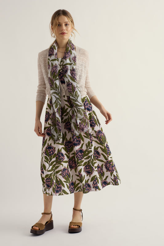 Ärmelloses Midikleid Madern