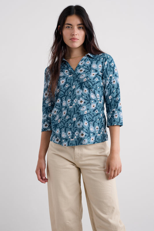 Wavecrest-Shirt aus Bio-Baumwolljersey