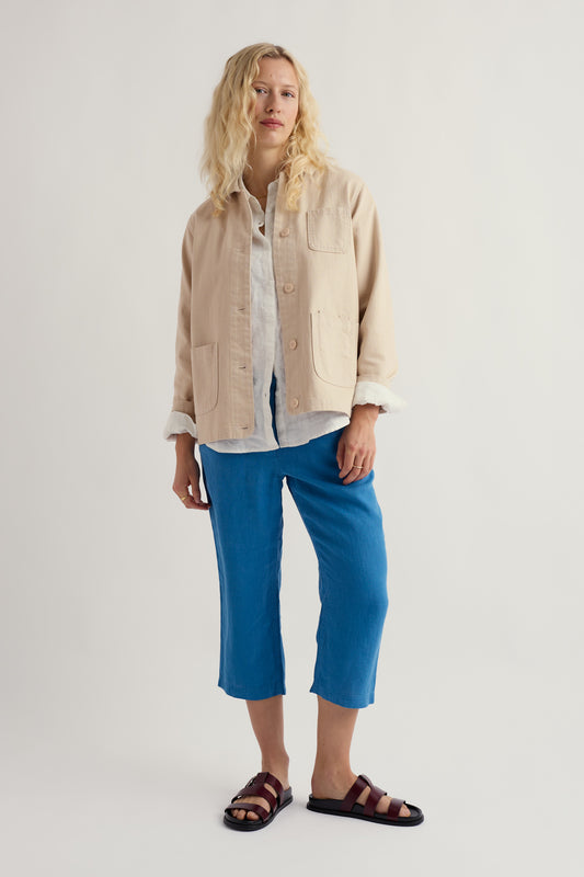 Reading Rocks Jacke aus Bio-Denim-Baumwolle