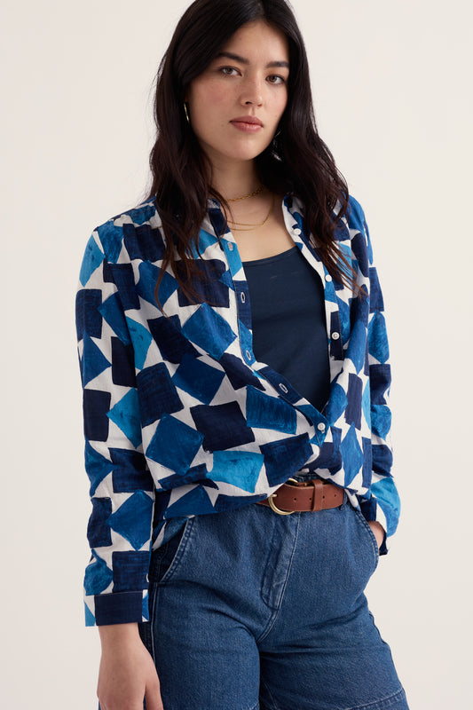 Wren Flutter Longline-Hemd