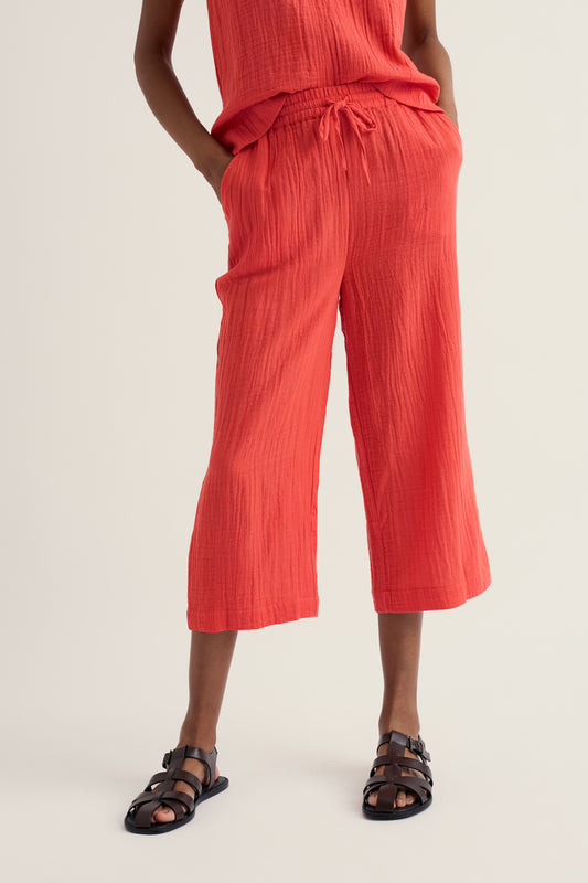 Tide Flow Culottes aus Bio-Baumwolle