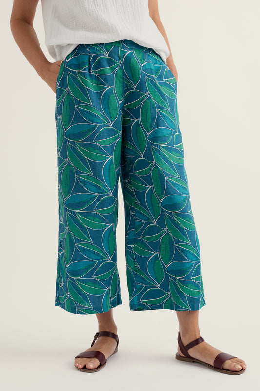 Peaceful Haven Leinen-Culottes
