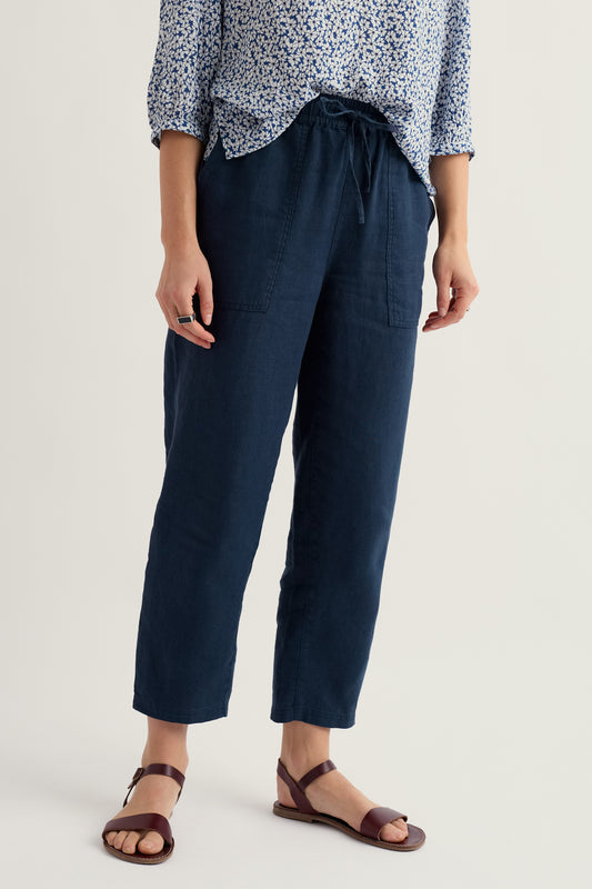 Sholl Tapered-Hose aus Bio-Baumwollpopeline