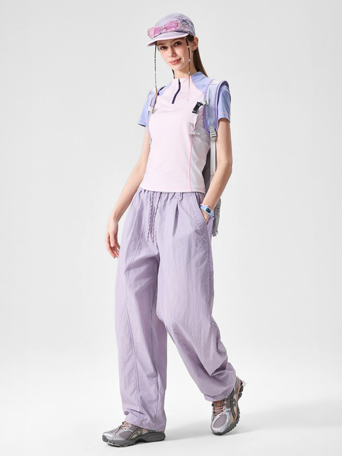 OwlRush – Wasserabweisende Unisex-Schnelltrocken-Paratrooper-Hose mit Kontrastdetails