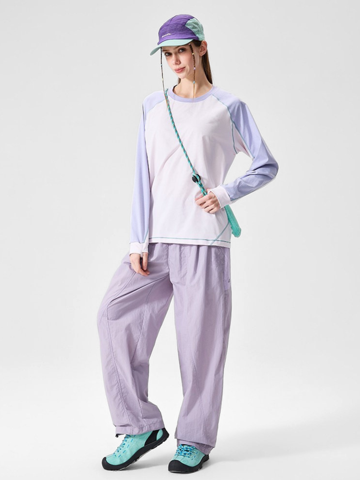 OwlRush – Wasserabweisende Unisex-Schnelltrocken-Paratrooper-Hose mit Kontrastdetails