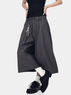Thunderbark – Knitterfreie verkürzte Hose mit weitem Bein für Damen