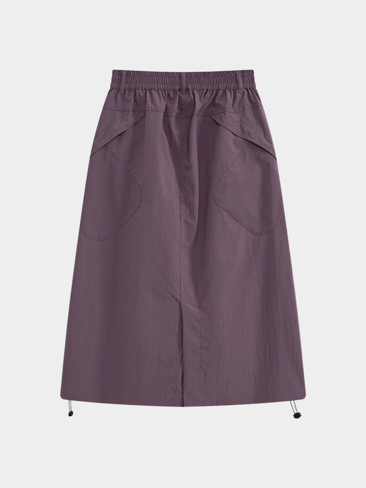 MontView – Schnelltrocknender Utility-Midirock mit Kordelzug für Damen