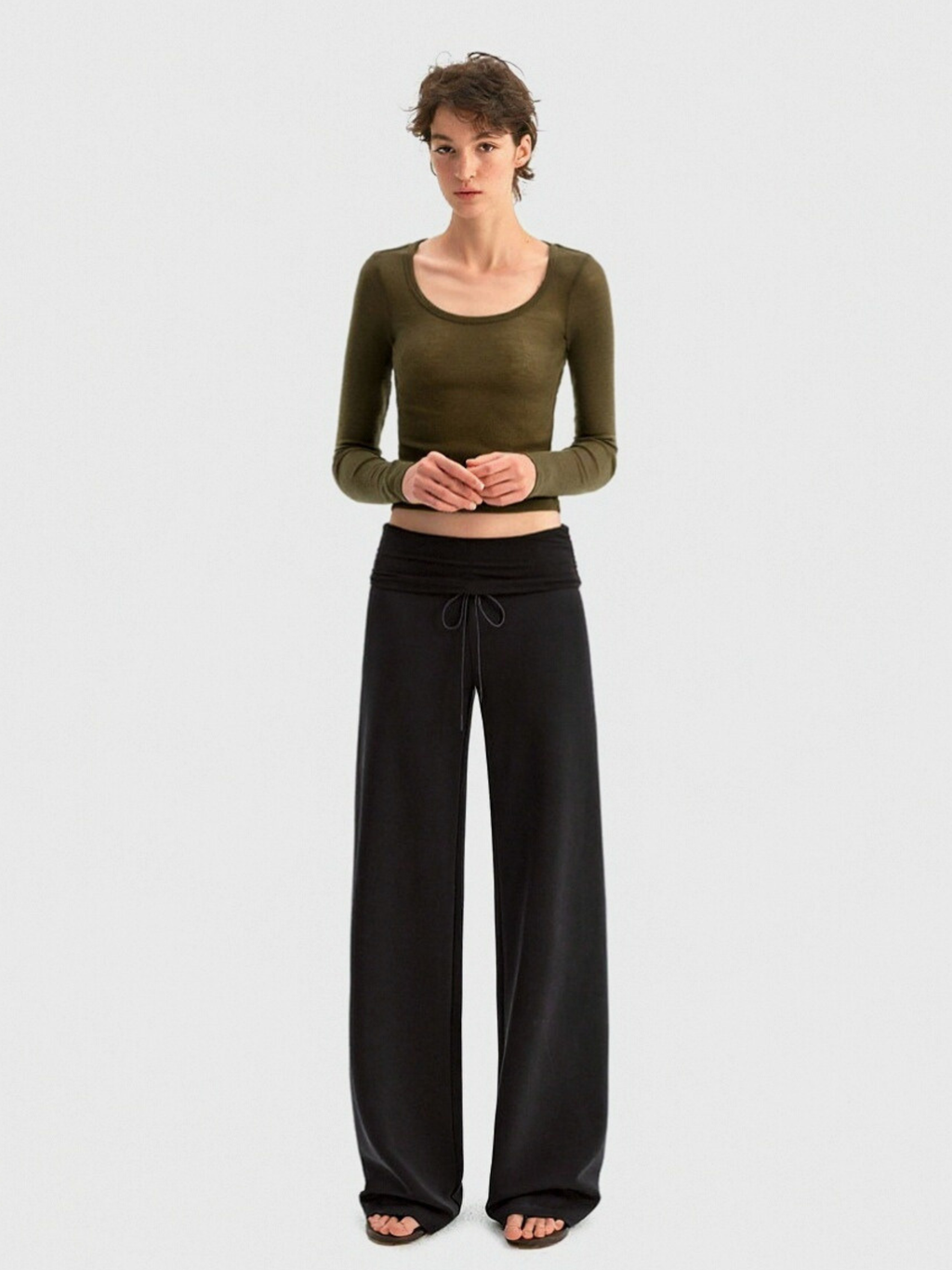 BareFeel – Weiche, elastische Damen-Komforthose mit drapiertem Schnitt