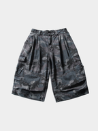 CampShell – Unisex-Camouflage-Shorts mit mehreren Taschen in lockerer Passform