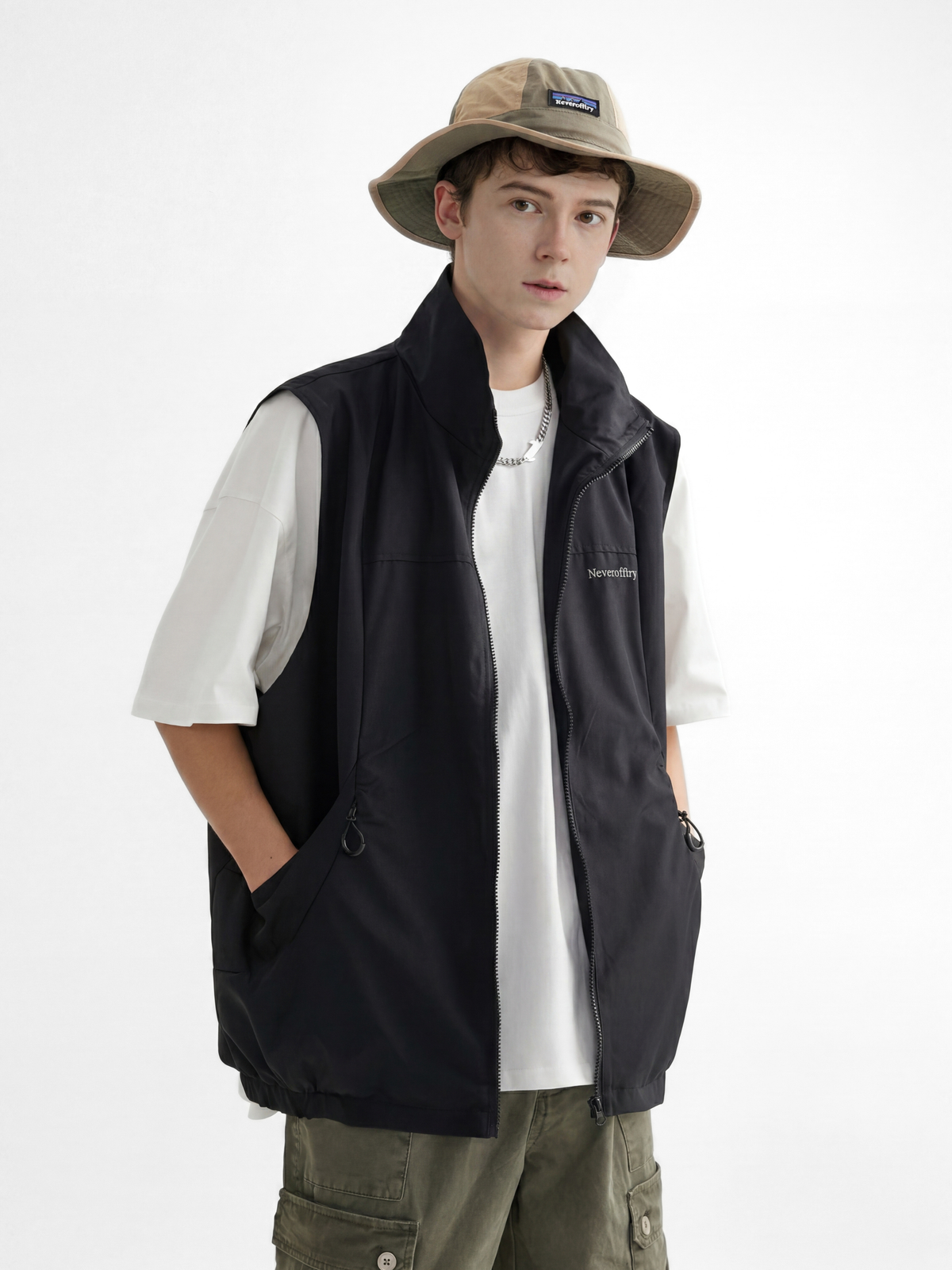 AlpineCliff - Men's Utility Multi-Pocket Cargo Vest