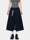 Thunderbark – Knitterfreie verkürzte Hose mit weitem Bein für Damen