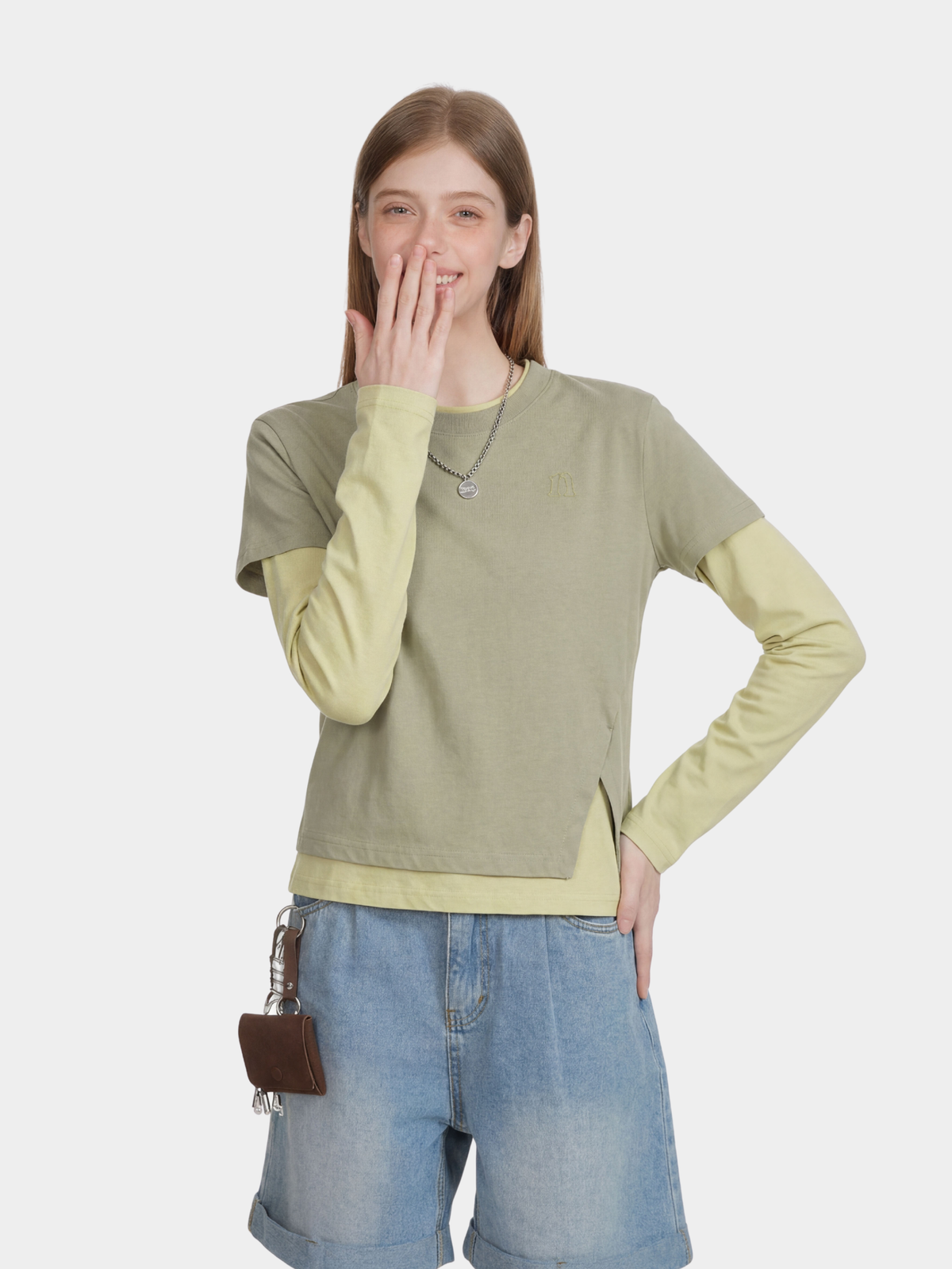 Solstice – Langlebiges, schnelltrocknendes Performance-Langarmshirt mit Lagen-Look für Damen