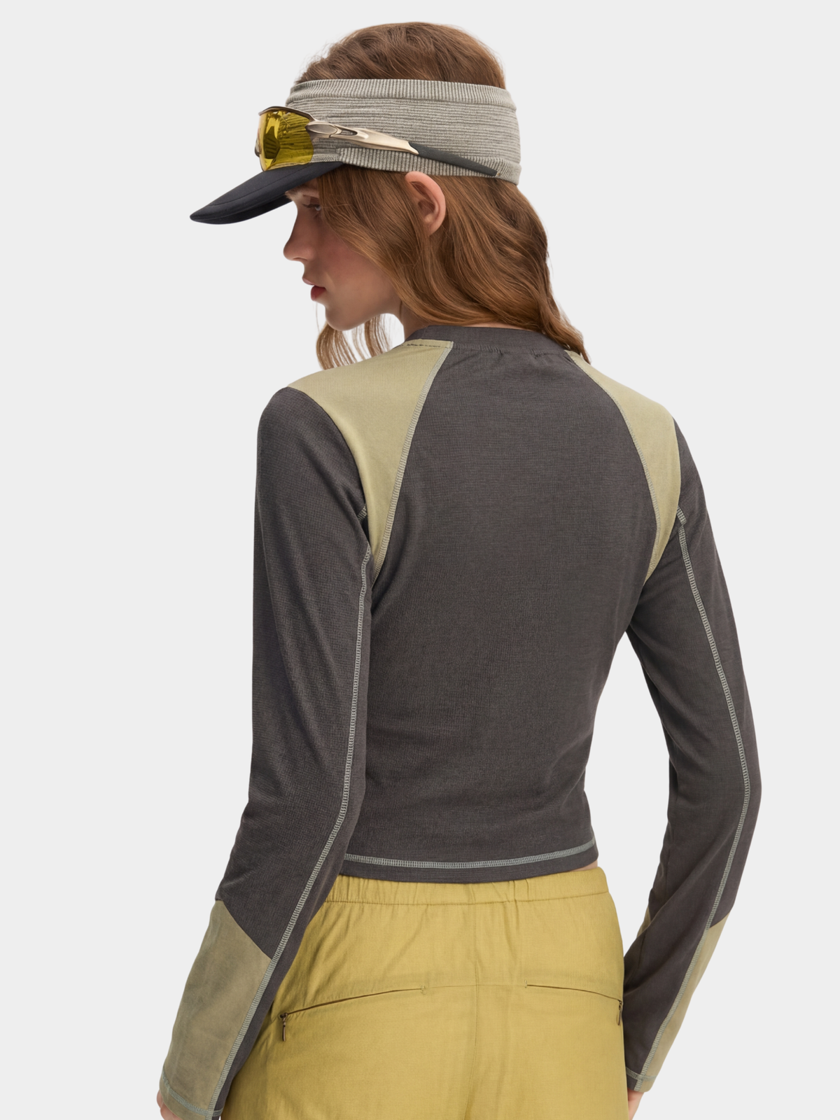 Shadowpines – Leichtes Damen-Oberteil im Colorblock-Design, kühlend und schnelltrocknend
