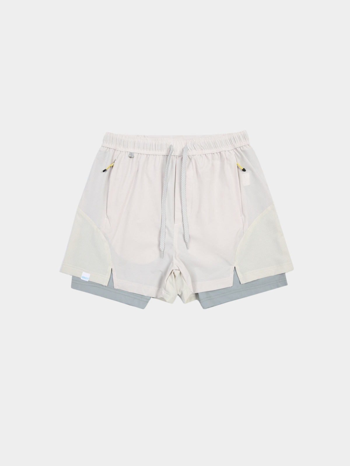 AlpGear - Unisex schnelltrocknende 2-in-1 Funktionsshorts mit Wetterschutz