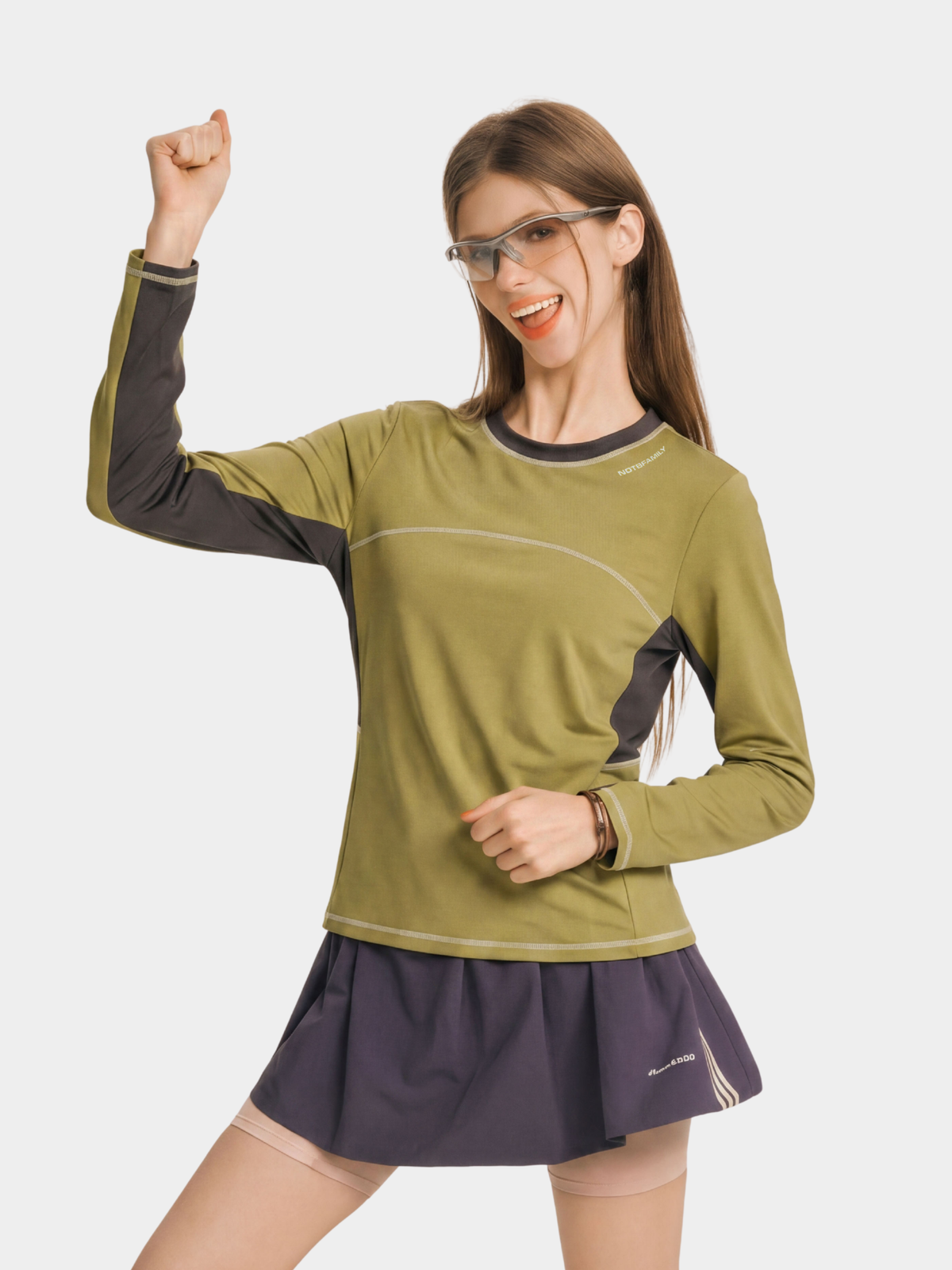 WildTent – Schnelltrocknendes Damen-Langarmshirt mit Kontrastnähten
