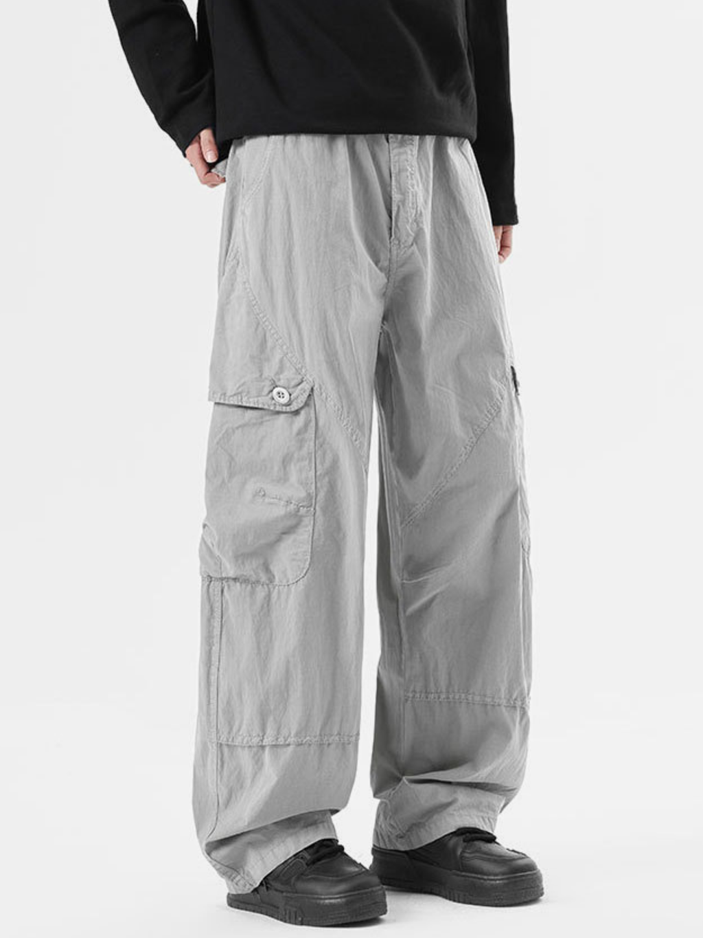Aegeax - Herren Utility-Cargohose mit mehreren Taschen aus Baumwollmischgewebe