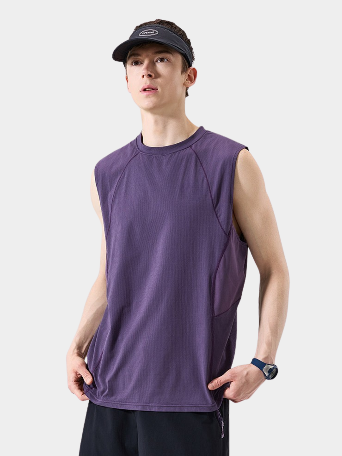 DashPuff – Unisex UPF 100+ schnelltrocknendes ärmelloses Tanktop