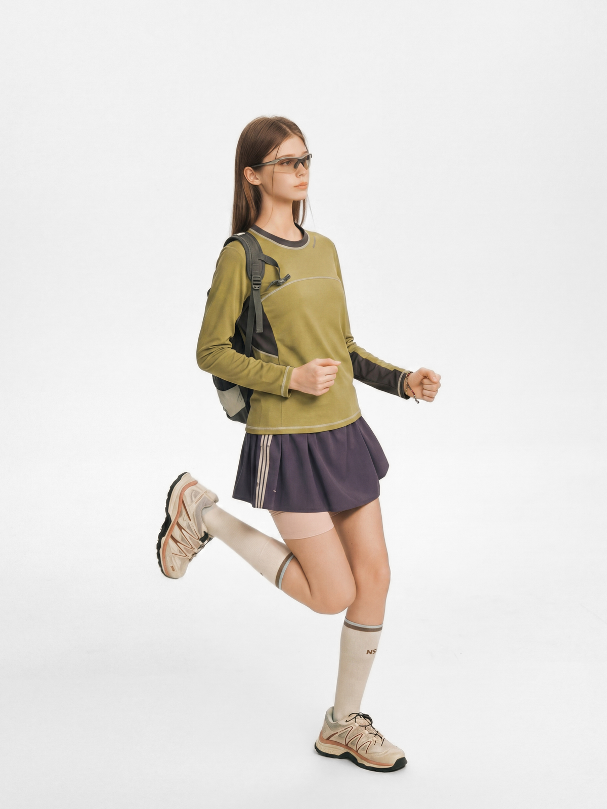 WildTent – Schnelltrocknendes Damen-Langarmshirt mit Kontrastnähten