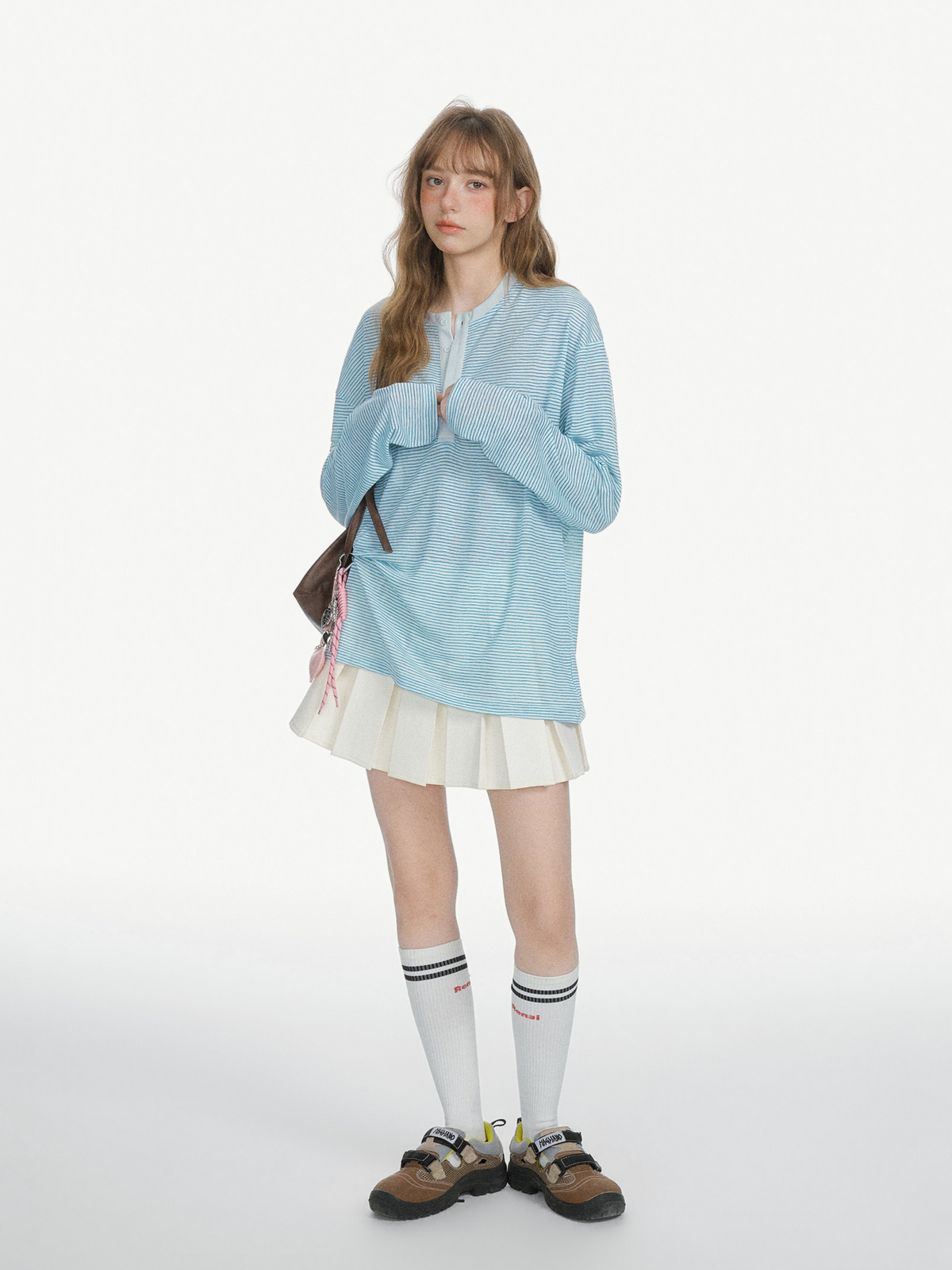 TrailStep – Damen-Langarmshirt, leicht, gestreift und atmungsaktiv