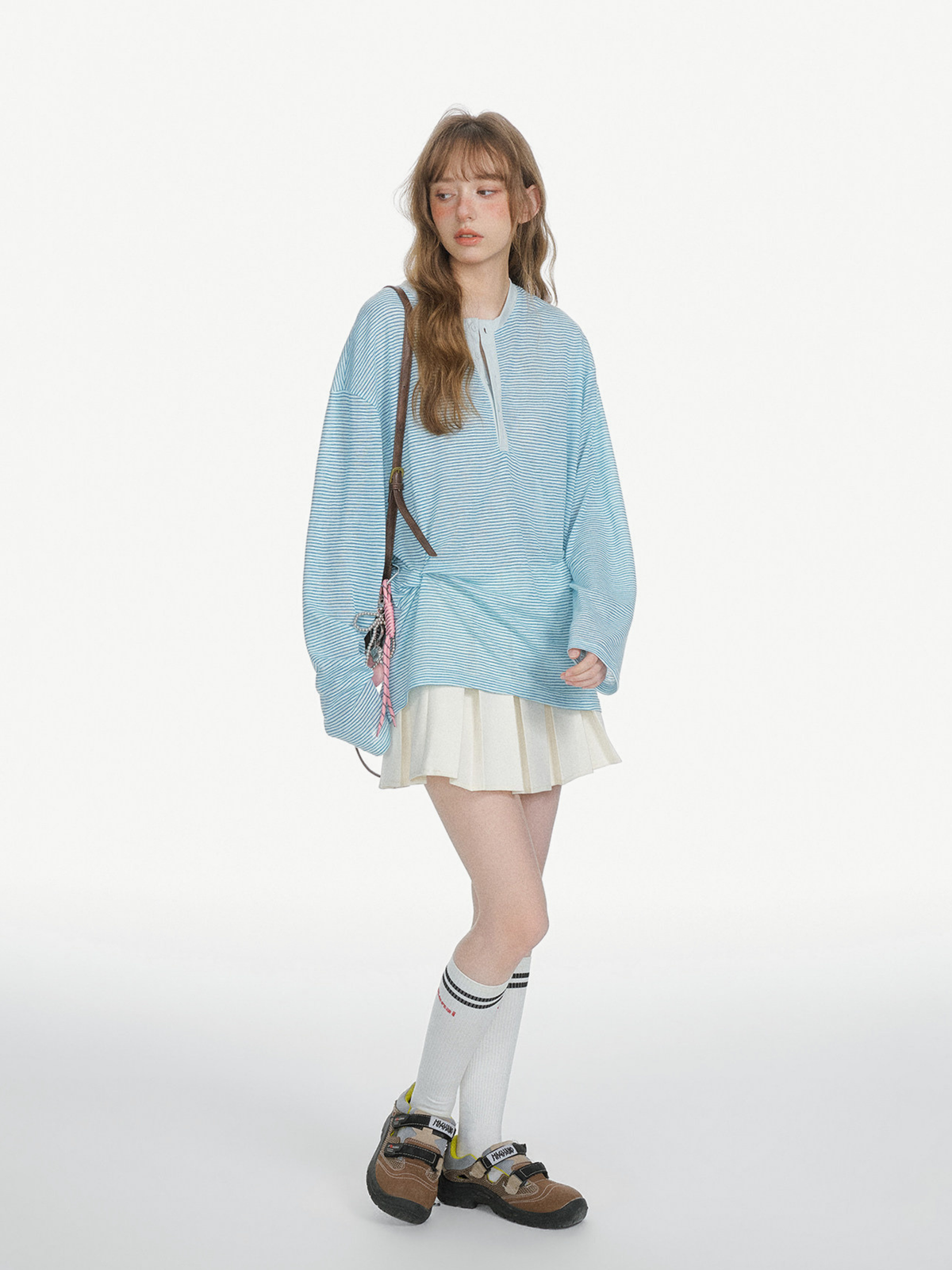 TrailStep – Damen-Langarmshirt, leicht, gestreift und atmungsaktiv