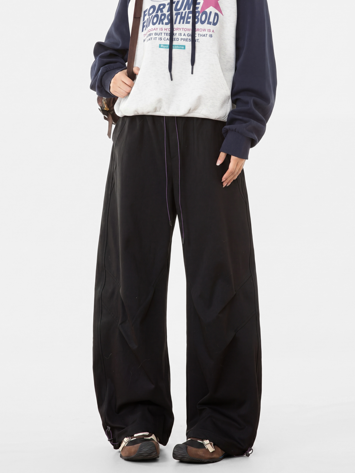 FlintPeak – Unisex-Utility-Hose mit gerafftem Kordelzug