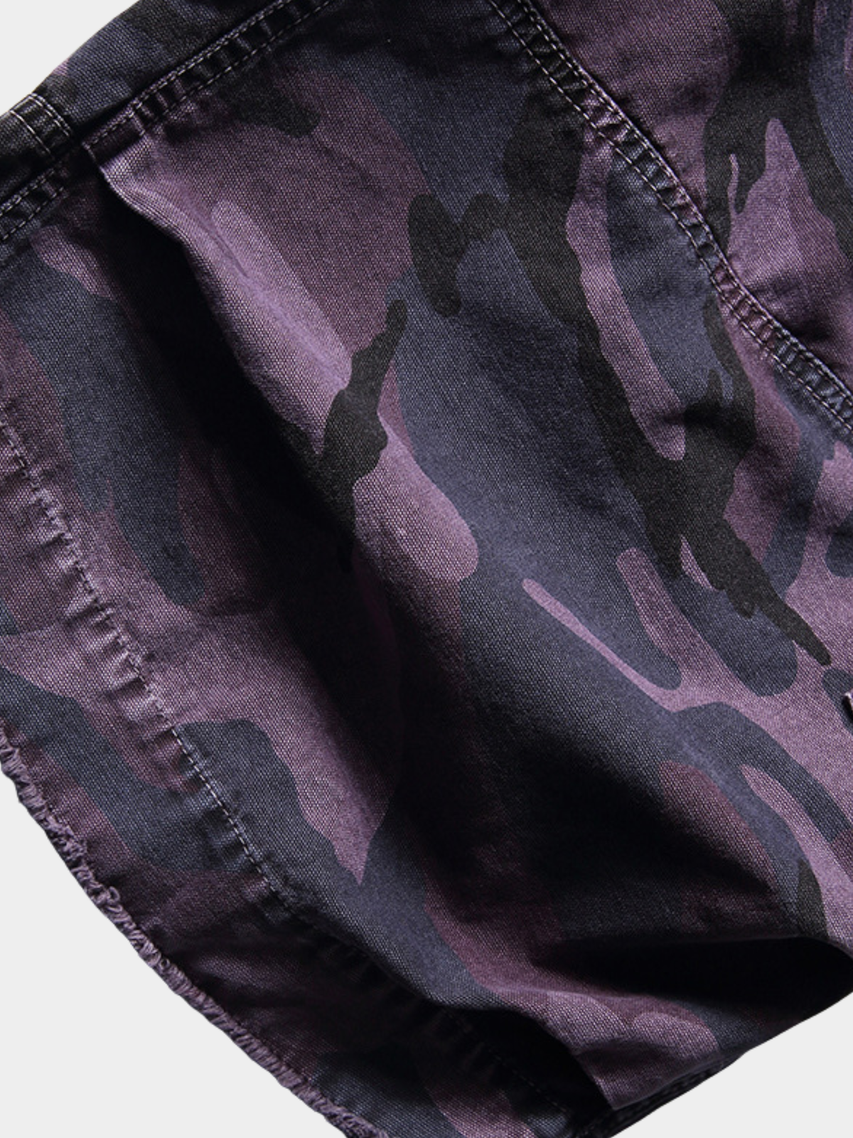 CampShell – Unisex-Camouflage-Shorts mit mehreren Taschen in lockerer Passform