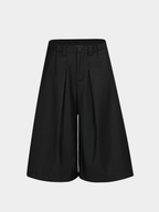 Thunderbark – Knitterfreie verkürzte Hose mit weitem Bein für Damen