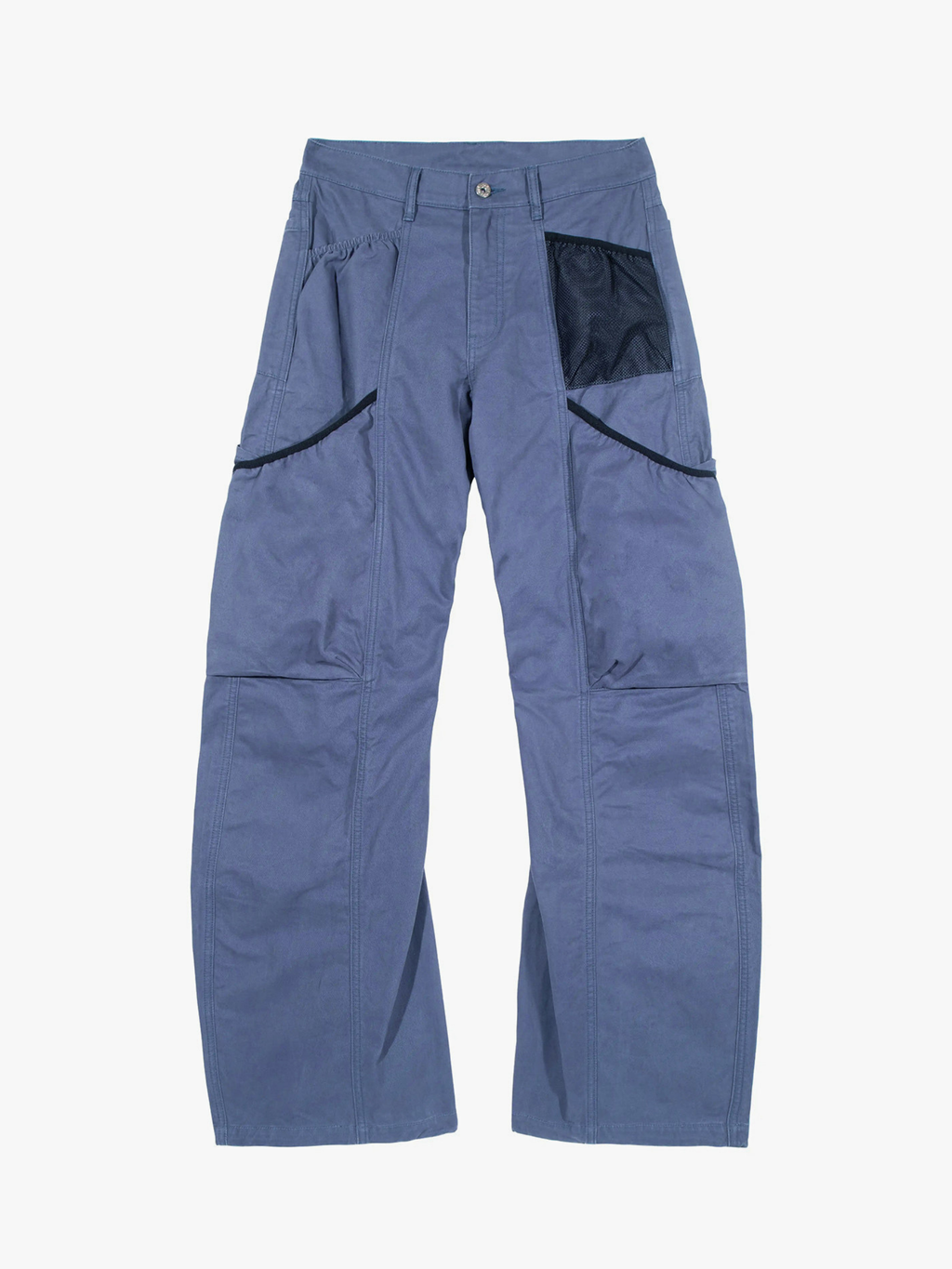 SleekLine – Herren-Cargohose mit geschwungenem Schnitt, Kreuzriemen und mehreren Taschen