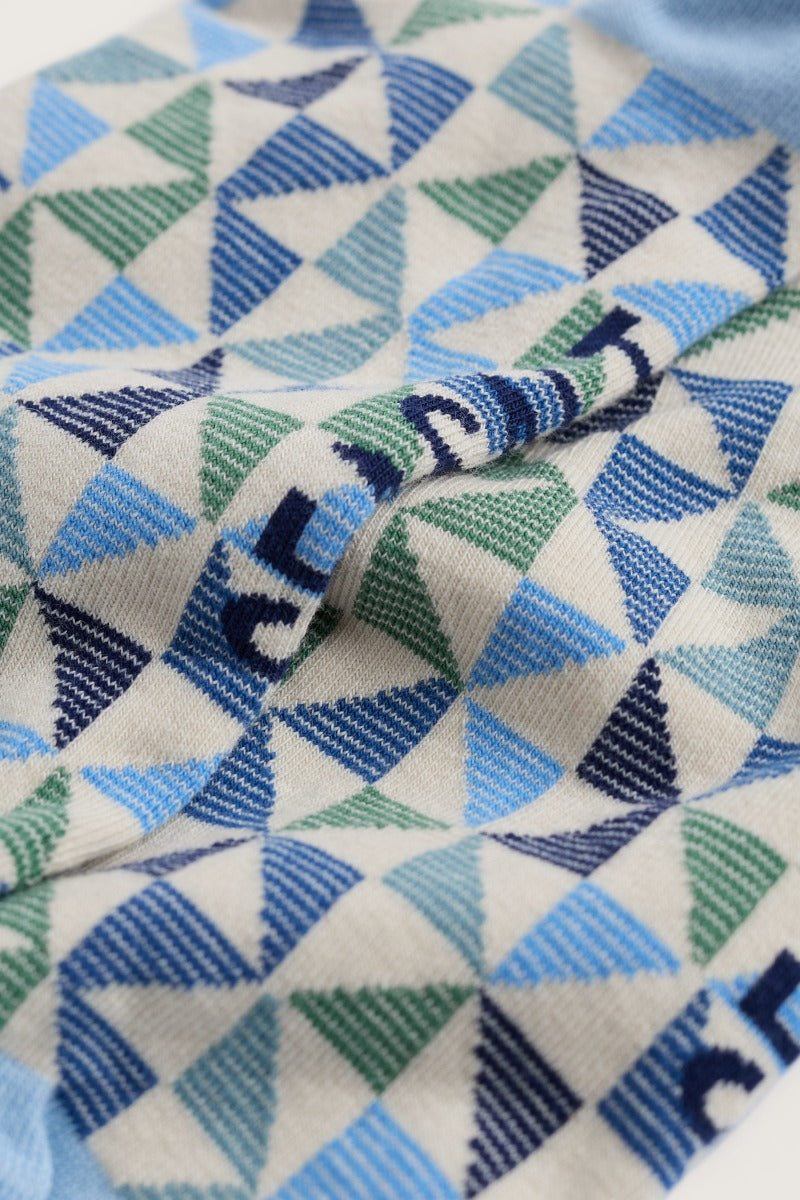 Damen-Sneakersocken aus Bio-Baumwolle im Arty-Design