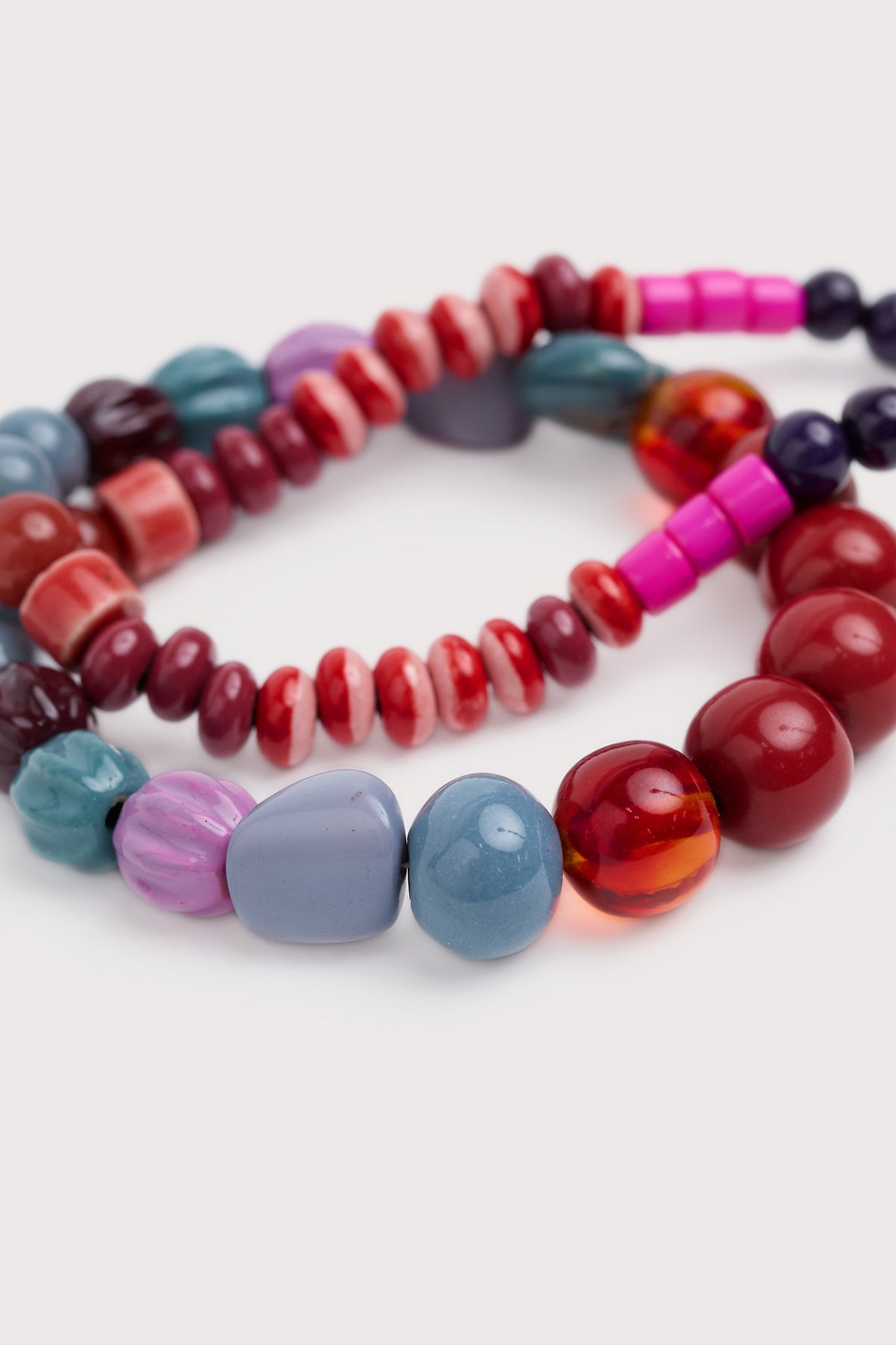 Ambos Chunky Beaded Necklace
