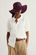 Sculpture Garden Wide Brim Sunhat