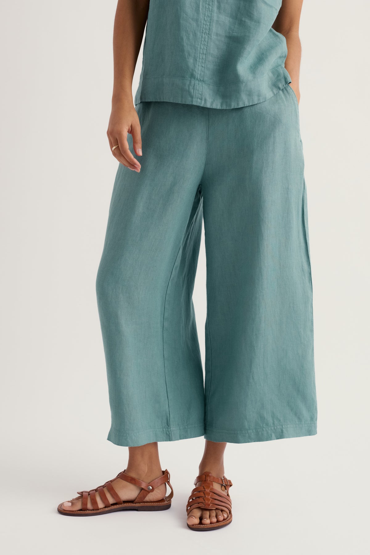 Merrivale Culottes aus Leinen