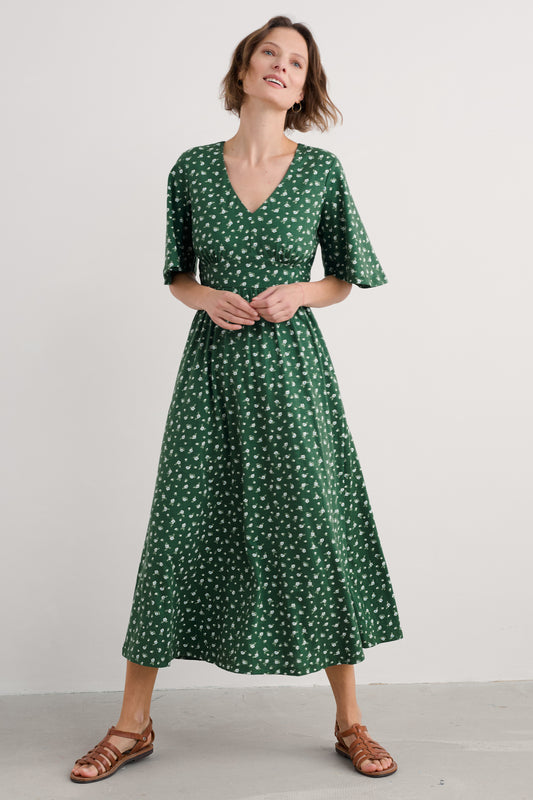Chateaux Half Sleeve Maxi Dress