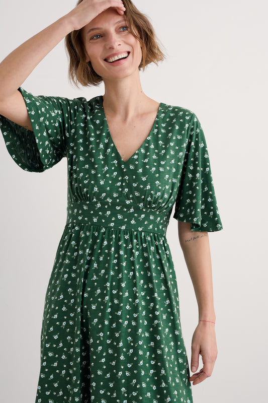 Chateaux Half Sleeve Maxi Dress
