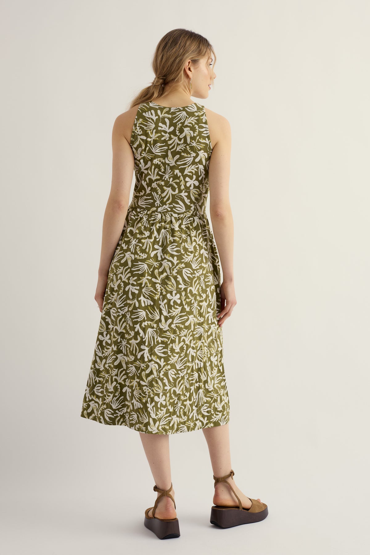 Porthmeor Wave Kleid aus GOTS-zertifiziertem Bio-Baumwolljersey