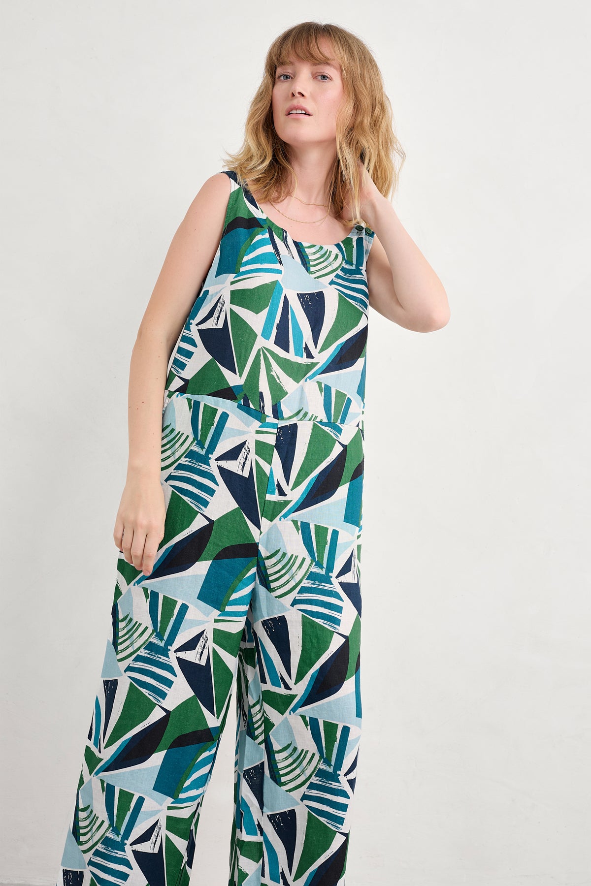 Salt Air Jumpsuit mit weitem Bein