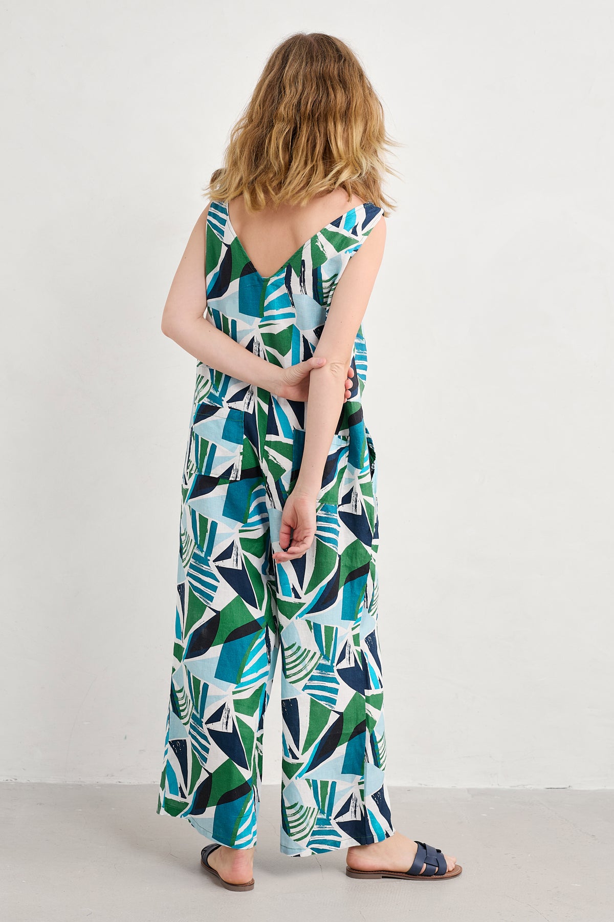 Salt Air Jumpsuit mit weitem Bein