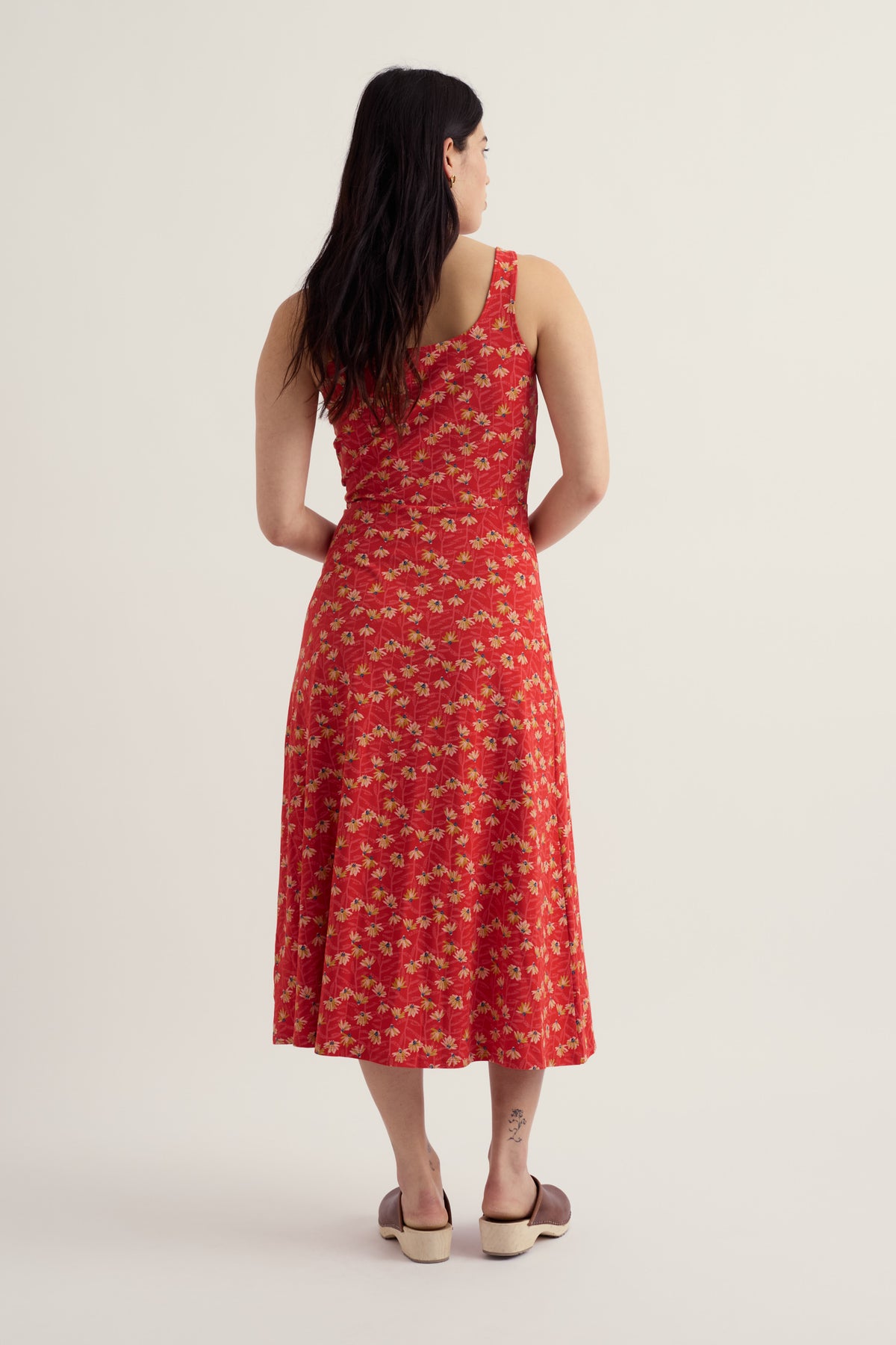 Sun Gleam Jersey-Midikleid