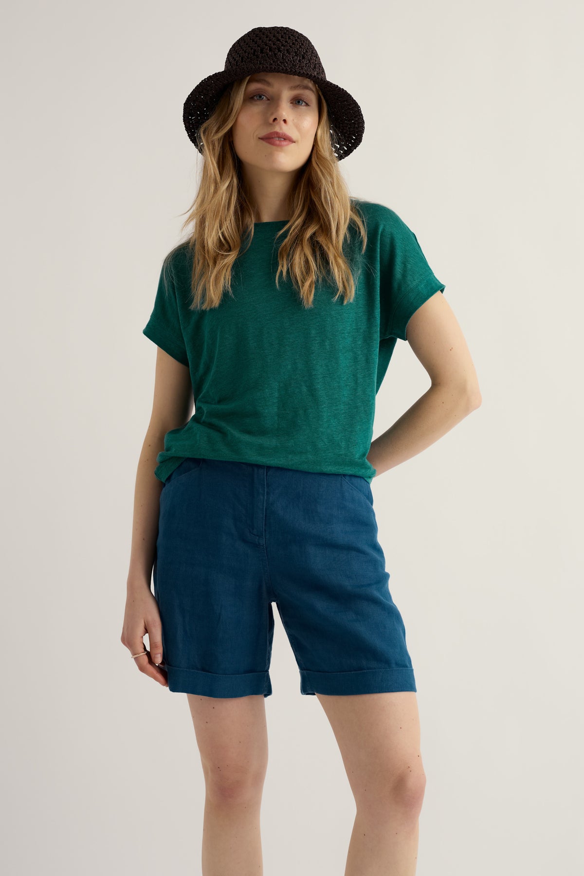 Carn Cove Leinen-T-Shirt