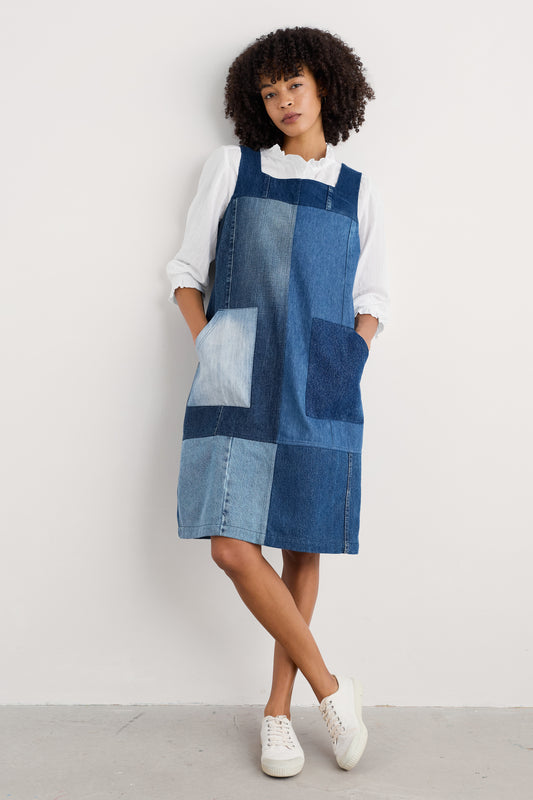 Beyond Retro Calican Pinafore Dress