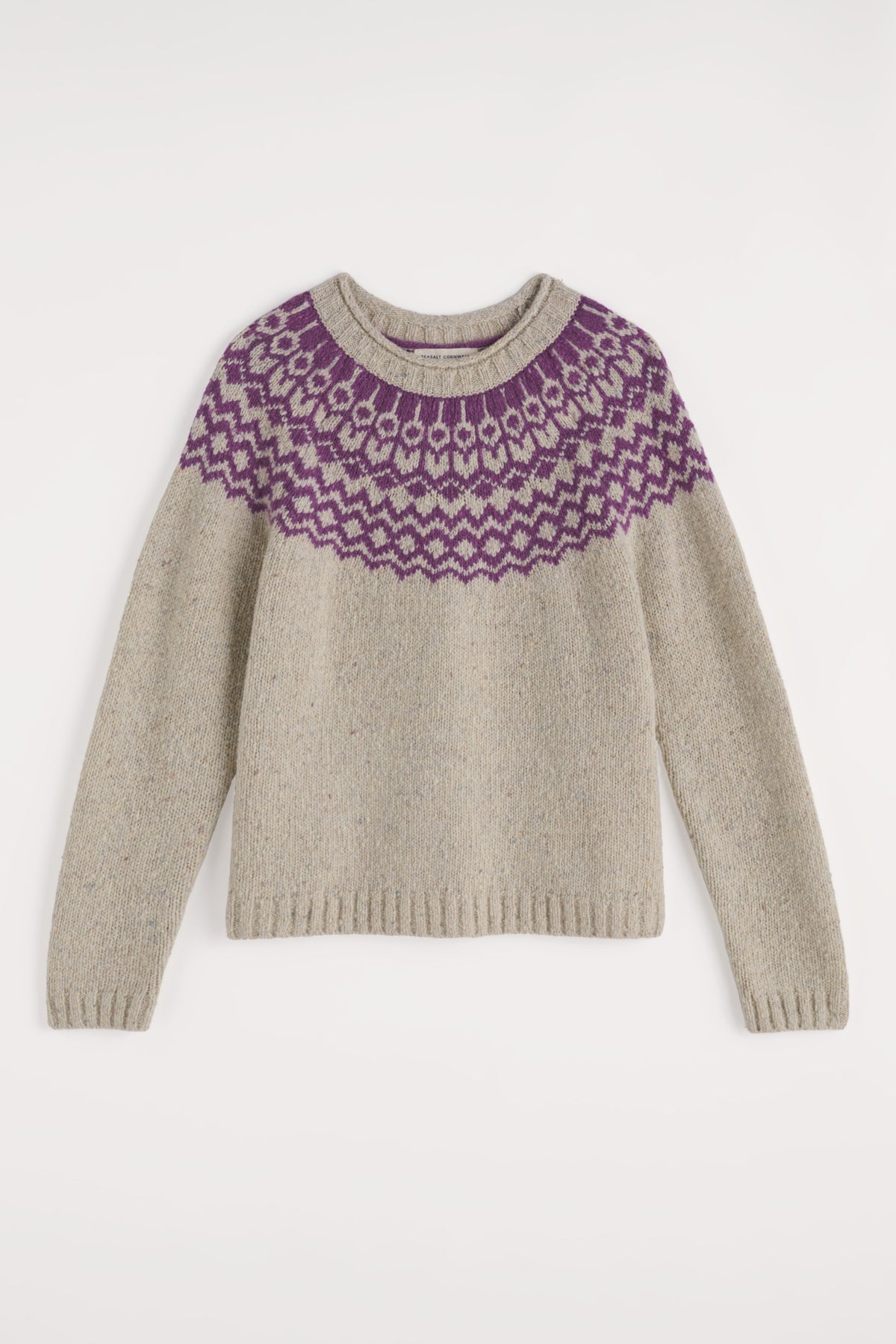 Port Kinnis Fair Isle Jumper With Merino