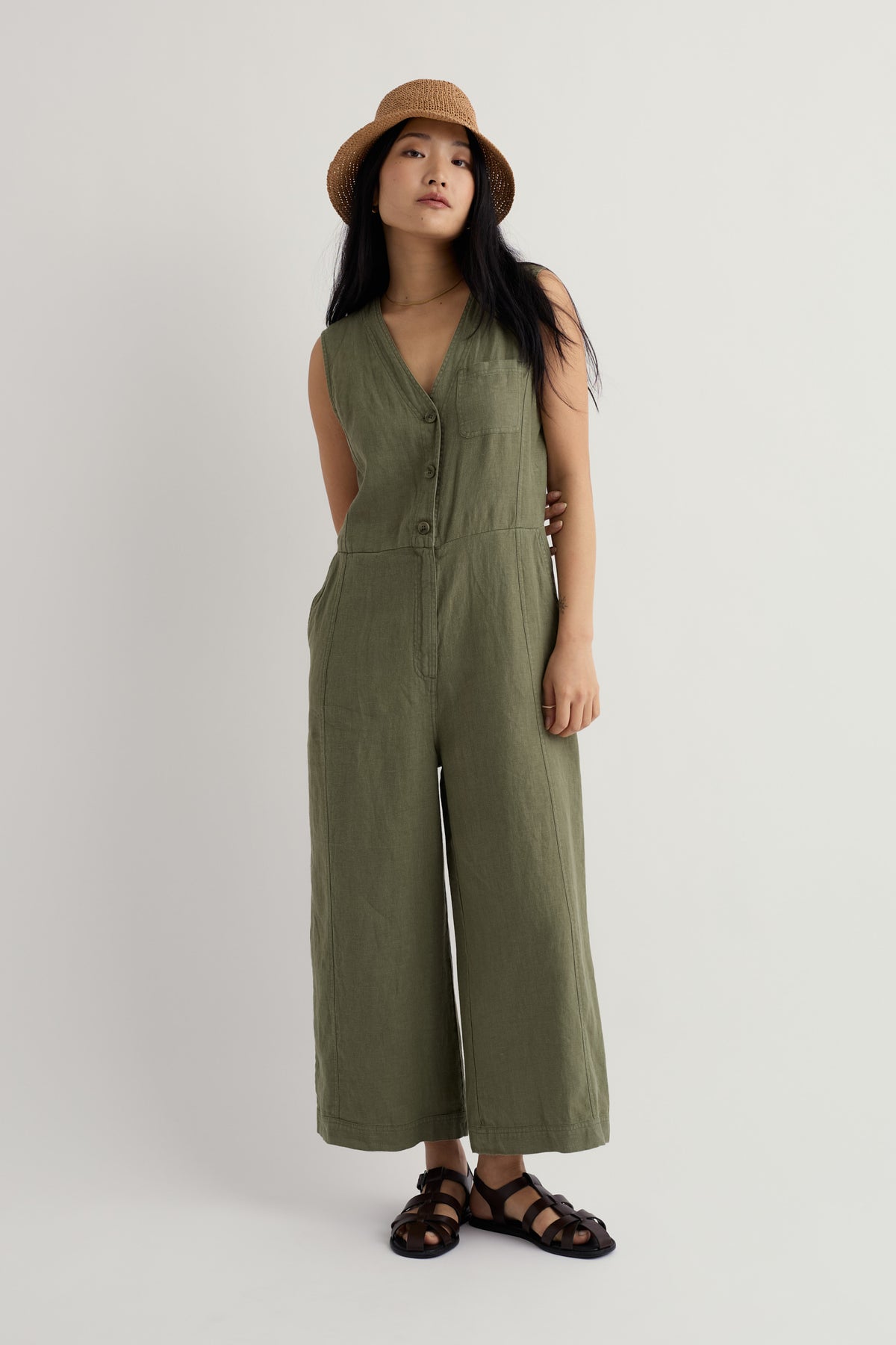 Braya Jumpsuit mit weitem Bein