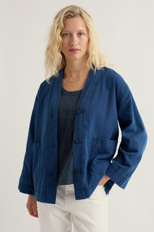 Penwerris Jeansjacke aus GOTS-zertifizierter Bio-Baumwolle